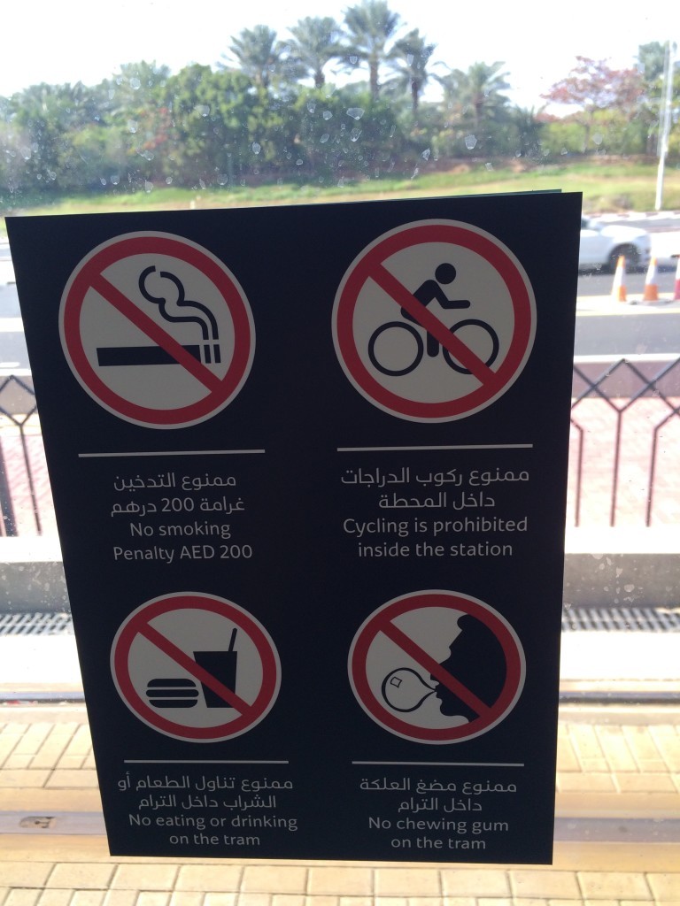 Dubai penalty in public transport