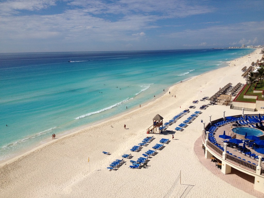 Widok z balkonu JW Marriott Cancun Resort & Spa, który wybrałem na swój rajski pobyt - polecam!