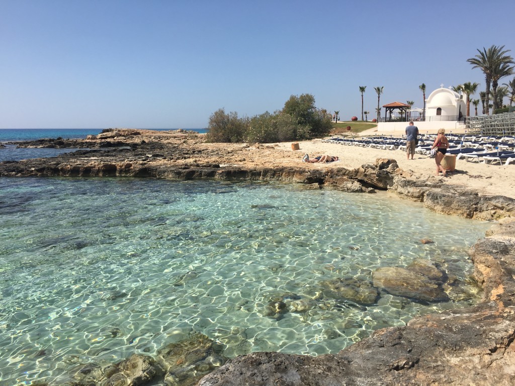 Cypr Ayia Napa plaże Nissi Beach