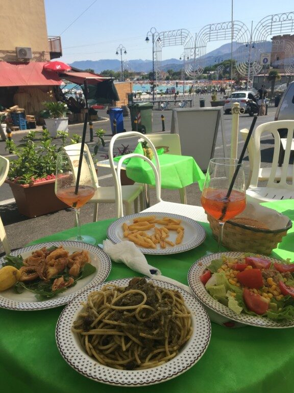 Włochy Sycylia Palermo jedzenie