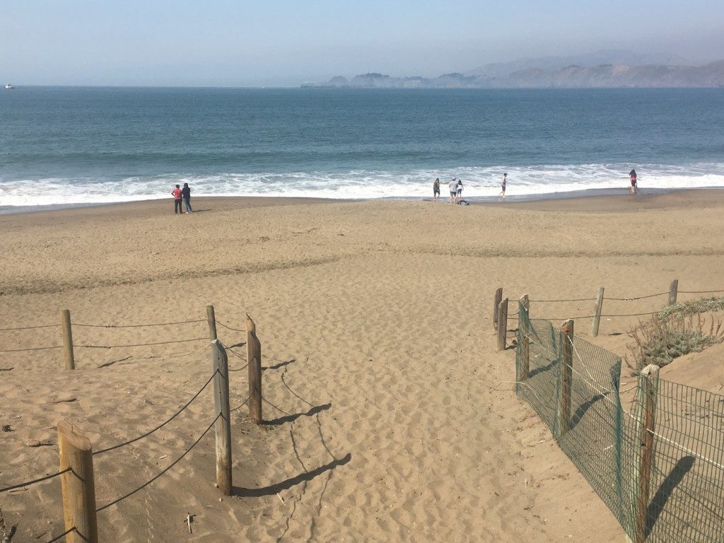 USA San Francisco plaża Baker Beach