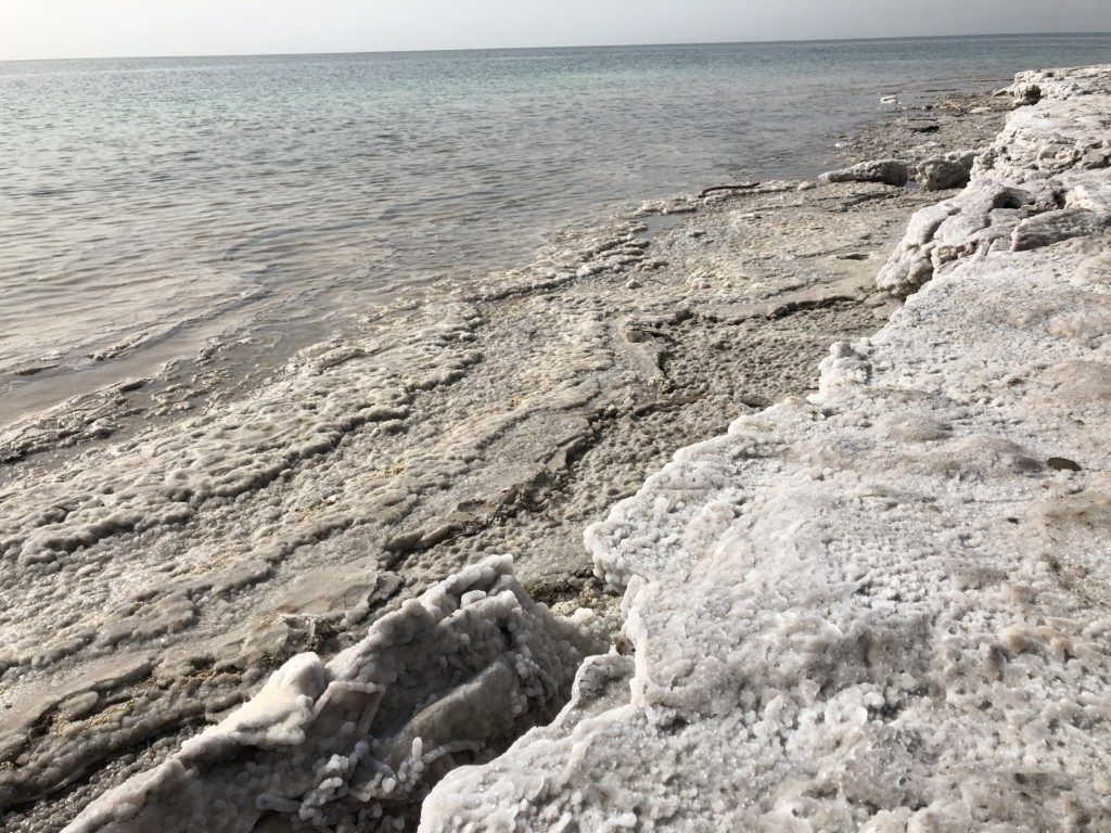 Jordania Morze Martwe sól