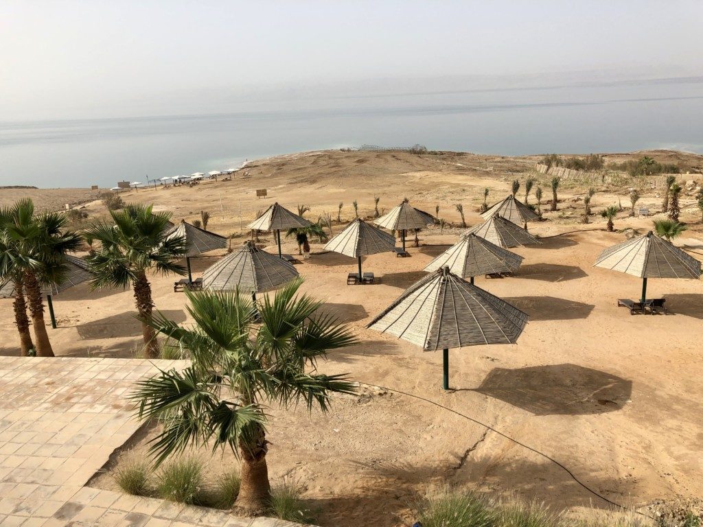 Jordania Morze Martwe plaża