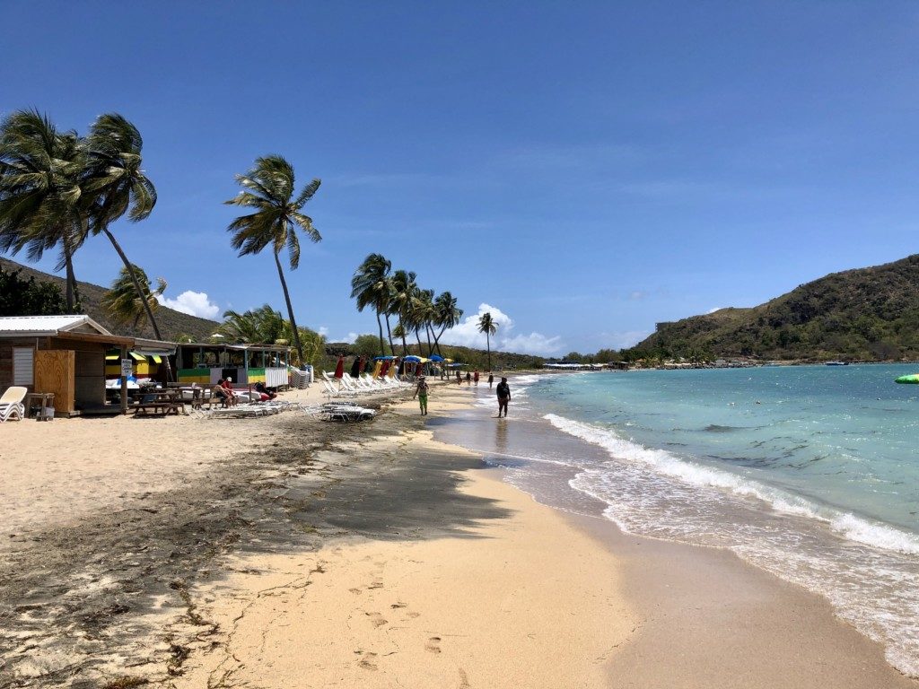 Saint Kitts i Nevis plaża Cockleshell