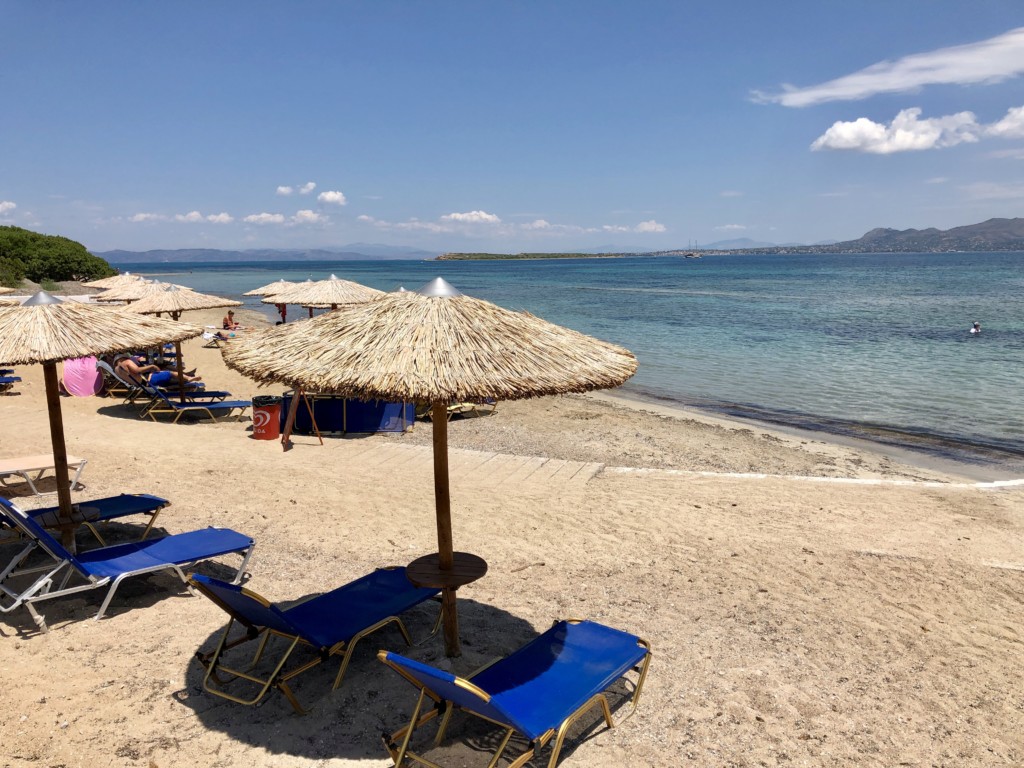 Grecja wyspa Agistri Skala plaża
