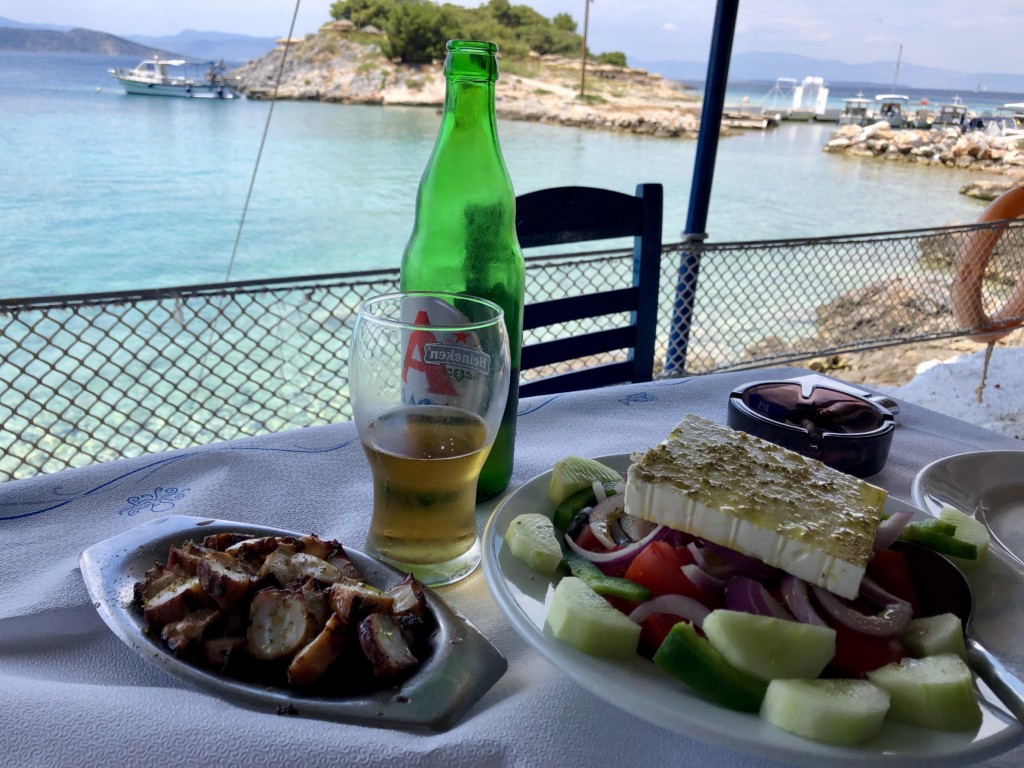 Grecja wyspa Agistri Restauracja Aponissos