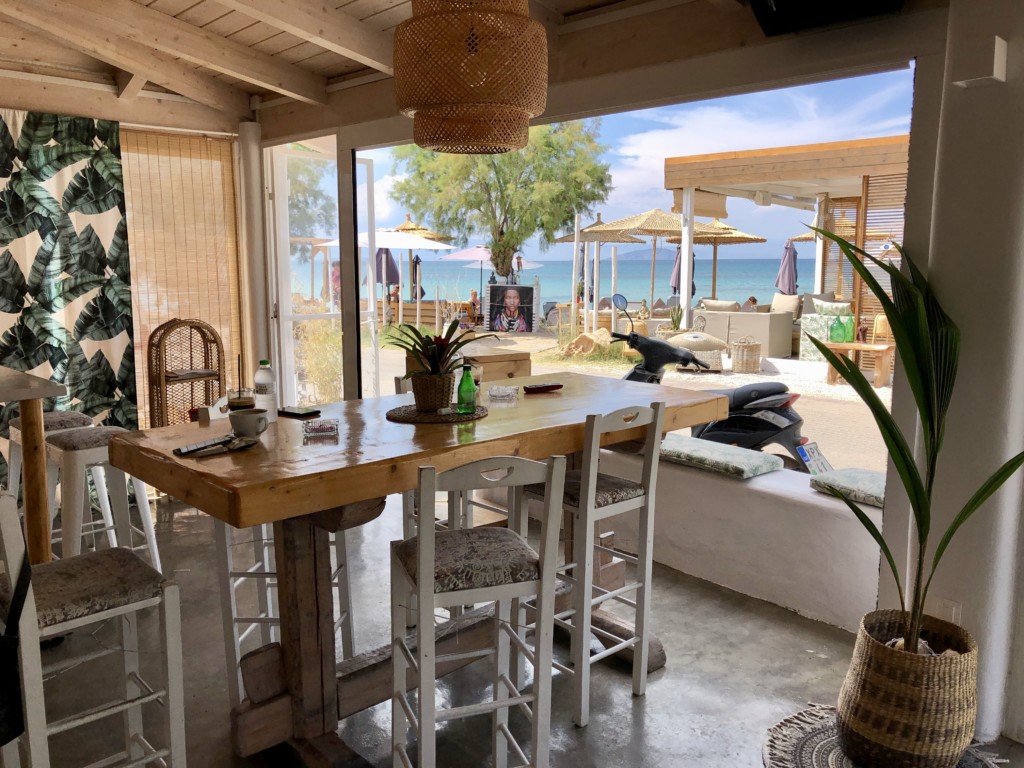 Grecja wyspa Agistri Skala Sunrise Beach Bar