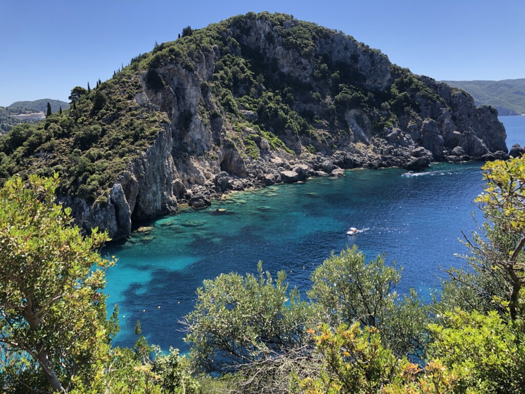 Korfu Paleokastritsa Grecja wyspa